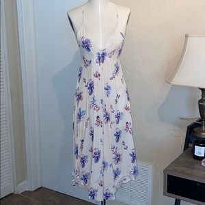 ASTR Midi Maxi Dress Nordstrom Ivory Floral XS